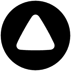 Color Triangle Icon from Plump Solid Set