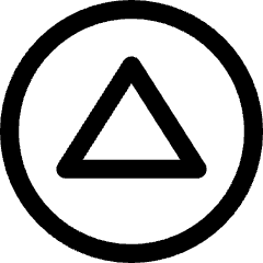 Color Triangle Icon from Core Line Set