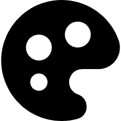 Paint Palette Icon from Core Solid Set