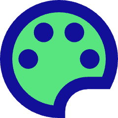 Paint Palette Icon from Sharp Pop Set