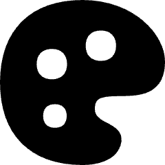 Paint Palette Icon from Flex Solid Set