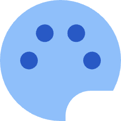 Paint Palette Icon from Sharp Flat Set