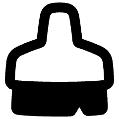 Paintbrush 1 Icon from Plump Remix Set