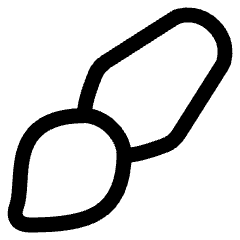 Paintbrush 2 Icon from Plump Line Set