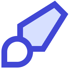 Paintbrush 2 Icon from Sharp Duo Set