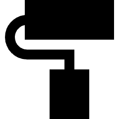 Roller Paintbrush Icon from Sharp Solid Set
