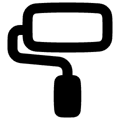 Roller Paintbrush Icon from Plump Remix Set