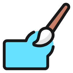 Color Brush Paint 1 Icon from Ultimate Colors Set