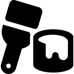 Color Bucket Brush Icon from Ultimate Bold Set