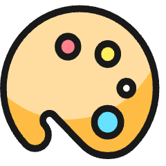 Color Painting Palette Icon from Ultimate Colors Set