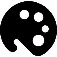 Color Painting Palette Icon from Ultimate Bold Set