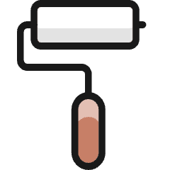 Color Rolling Brush Icon from Ultimate Colors Set