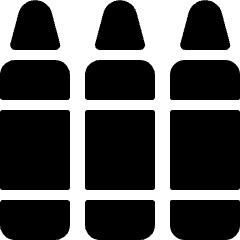 Color Tubes Icon from Ultimate Bold Set