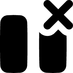 Delete Column Icon from Flex Solid Set