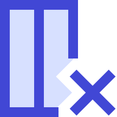 Delete Column Icon from Sharp Duo Set