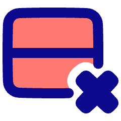 Delete Row Icon from Plump Pop Set