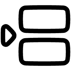 Insert Row Icon from Plump Line Set