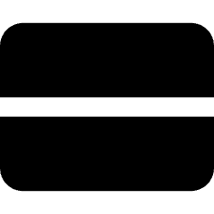 Rectangle Split Half Horizontal Icon from Core Solid Set
