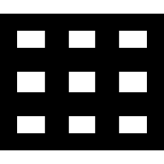 Rectangle Split Nine Icon from Sharp Remix Set
