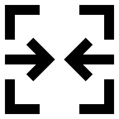 Table Cell Merge Icon from Sharp Line Set