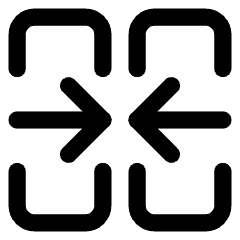 Table Cell Merge Icon from Core Line Set