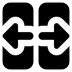 Table Cell Split Icon from Core Solid Set