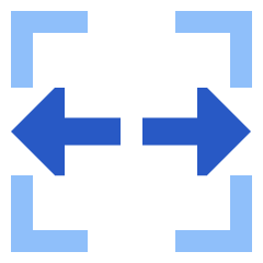 Table Cell Split Icon from Sharp Flat Set