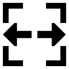 Table Cell Split Icon from Sharp Solid Set