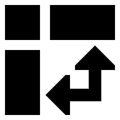 Table Chart Pivot Icon from Sharp Solid Set