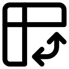 Table Chart Pivot Icon from Core Line Set