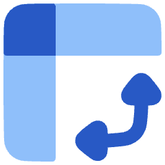 Table Chart Pivot Icon from Plump Flat Set
