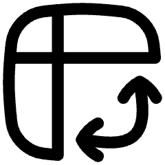Table Chart Pivot Icon from Flex Line Set