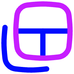 Table Stack Icon from Flex Neon Set