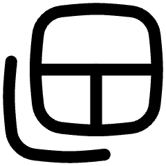Table Stack Icon from Flex Line Set