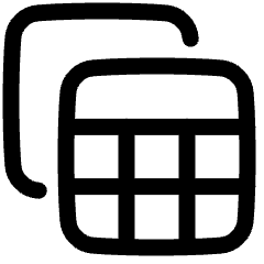 Table View Reports Icon from Plump Line Set