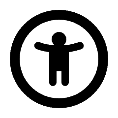 Accessibility Circle Icon from Rounded Line - Material Pro Set