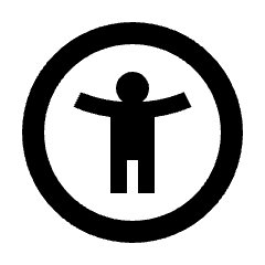 Accessibility Circle Icon from Outlined Line - Streamline Material Set