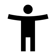 Accessibility New Fill Icon from Sharp Fill - Streamline Material Set