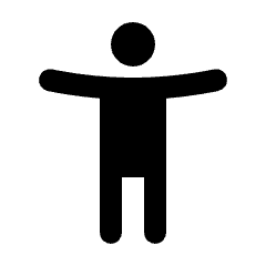 Accessibility New Fill Icon from Rounded Fill - Streamline Material Set