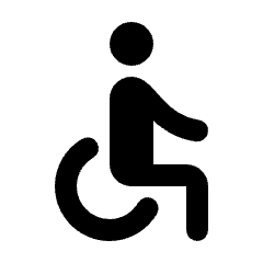 Accessible Icon from Rounded Line - Streamline Material Set