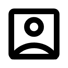 Account Box Icon from Rounded Line - Streamline Material Set