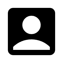 Account Box Fill Icon from Rounded Fill - Streamline Material Set