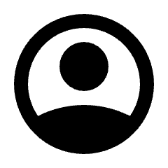 Account Circle Fill Icon from Sharp Fill - Streamline Material Set