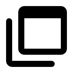 Ad Group Icon from Rounded Line - Material Pro Set