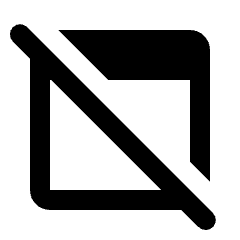 Ad Off Icon from Rounded Line - Streamline Material Set