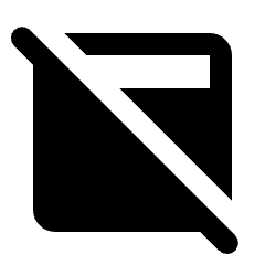 Ad Off Fill Icon from Rounded Fill - Streamline Material Set