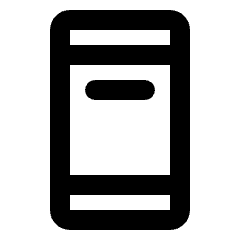 Ad Units Icon from Rounded Line - Streamline Material Set