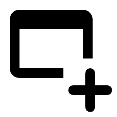 Add Ad Alt Fill Icon from Rounded Fill - Streamline Material Set