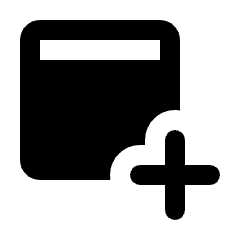 Add Ad Fill Icon from Rounded Fill - Streamline Material Set