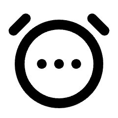 Alarm Smart Wake Icon from Rounded Line - Material Pro Set